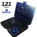 Jogo de Bits e Ponteiras com 121 Peças Bremem 6230 Jogo de Bits e Ponteiras com 121 Peças Bremem 6230